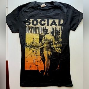 Social Distortion Swimsuit Girl Women’s T-shirt Medium